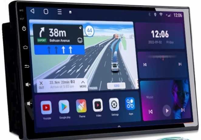 Android 15-4/64 GB CARPLAY Android auto GPS WIFI USB BT RDS 2 DIN 7"