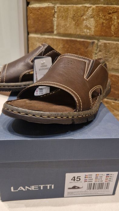 Klapki męskie Lanetti rozm. 45