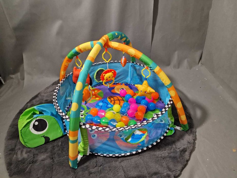 Duża Mata edukacyjna interaktywna miękka z pałąkami basen dla dzieci
