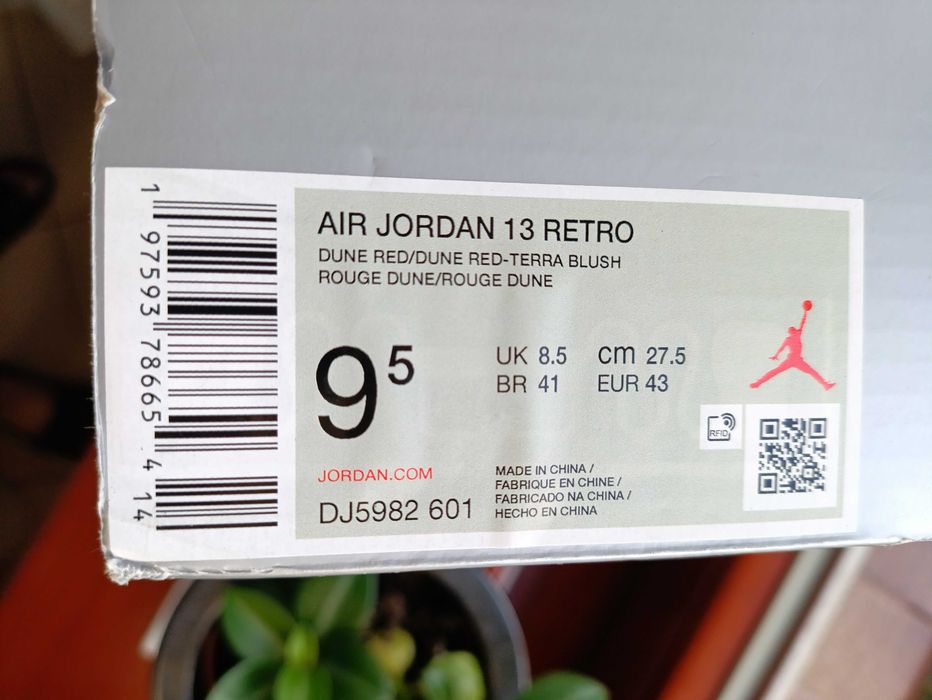 (r. 43/ US9,5) Nike Air JORDAN 13 Retro Dune Red DJ5982,-601