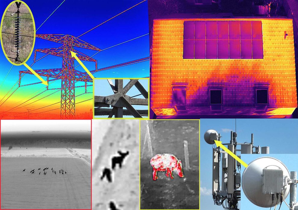 Inspekcje techniczne dronem | badanie i oględziny | termowizja z drona | usługi dronem