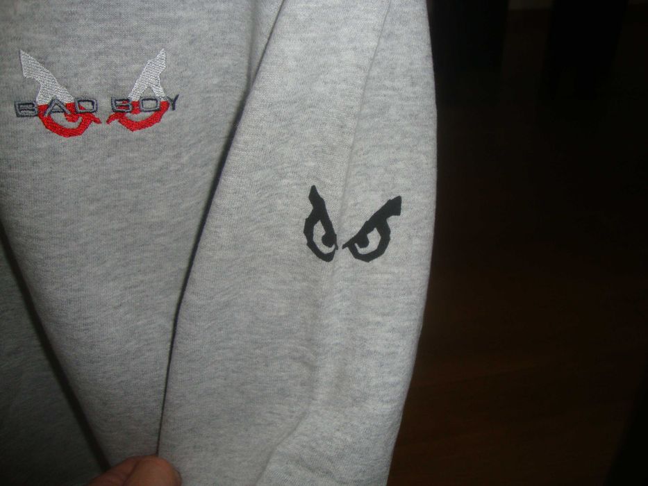 Sweat Bad Boy cinzento mesclado