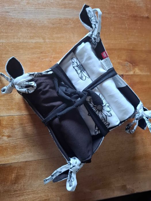 Koszyczek z 3 ściereczkami