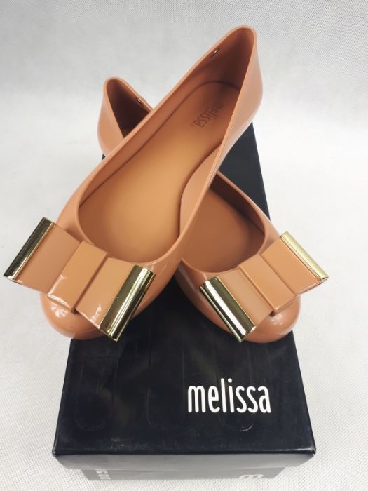 Nowe balerinki MELISSA 35 36 space love ad bronze