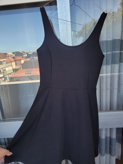 Vestido curto preto cerimónia H&M senhora/menina