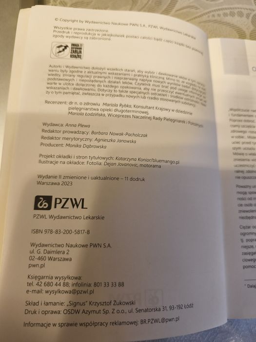 Książka opiekun medyczny w praktyce