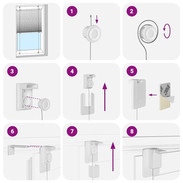 Vidaxl Roleta Plisowana Biała 95X100 Cm Szerokość Tkaniny 94,4 Cm