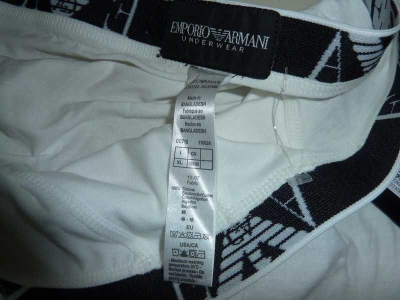 Cuecas (2) novas brancas Emporio Armani XL - SALDO