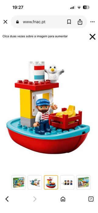 Combóio de mercadorias + pistas extra Lego Duplo