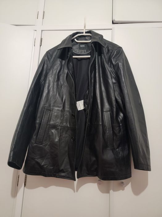 Blusão novo Hugo Boss original  em couro