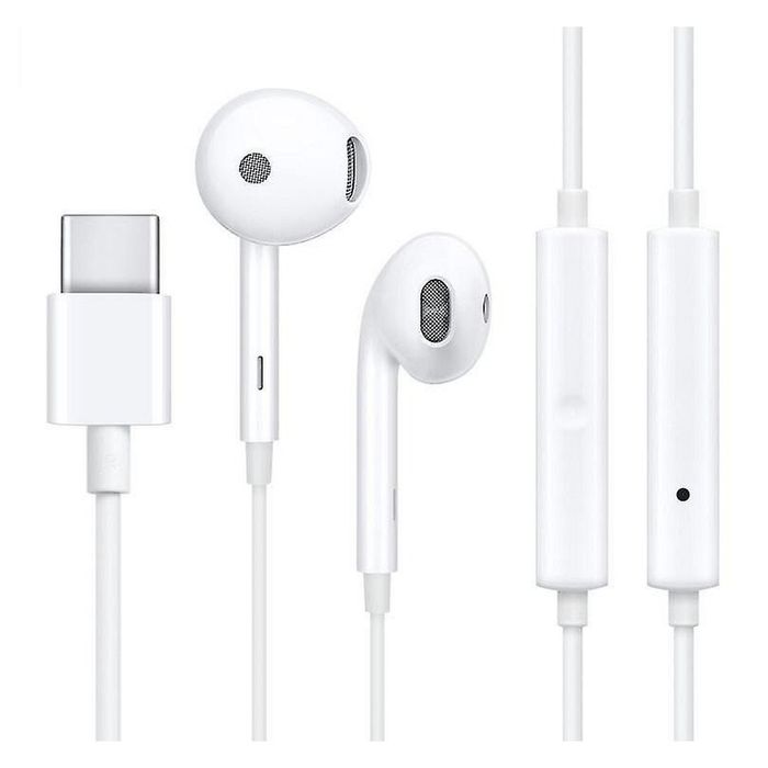 Oryginalne Słuchawki przewodowe doszune USB C Oppo MH147 bulk białe