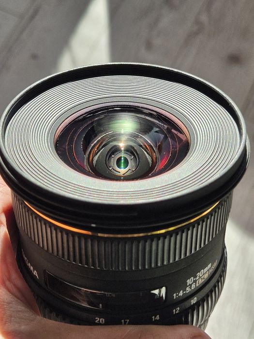 Sigma 10-20mm 1:4-5.6 DC HSM mocowanie Canon