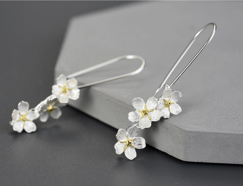 Срібні сережки  Bloom Chuttyevo
