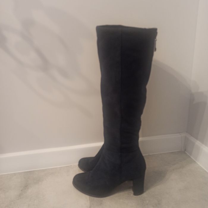 Granatowe kozaki Sergio Leone rozmiar 38