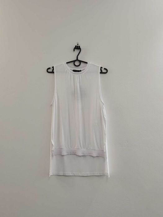 even&odd biała bluzka bez rękawów r.36/S