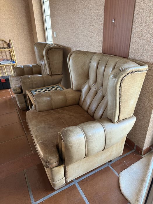 Sofa poltrona vintage duas