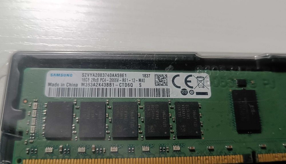 1x 16GB Ram DDR4 Samsung Desktop