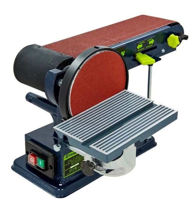 Ленточно-дисковый шлифовальный станок TITAN KSM400