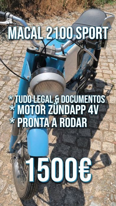 Macal 2100 Sport | Motor Zündapp 4 | Documentos em Dia