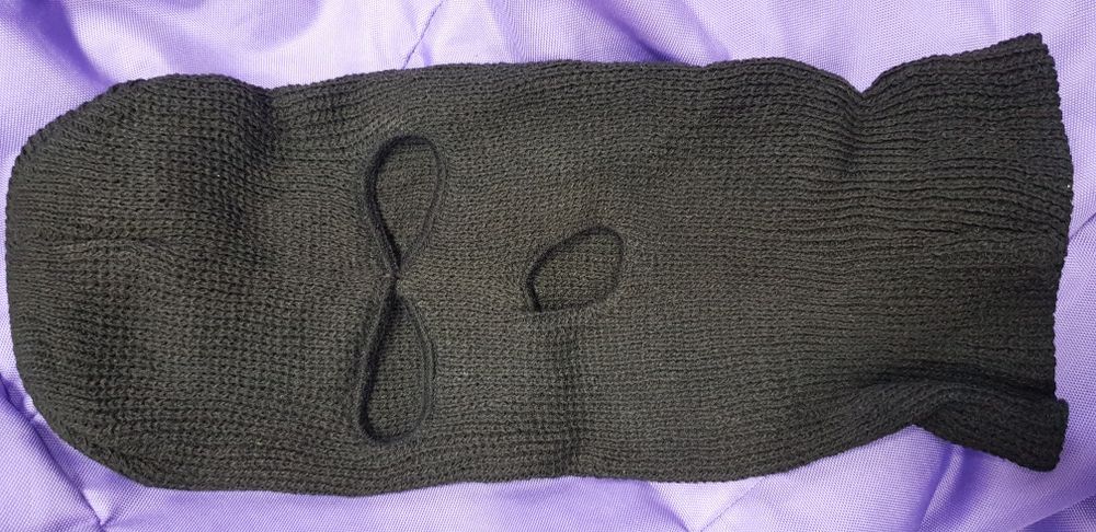 Балаклава вязаная с прорезями для/рта БЕЗ ФЛИСА подшлемник спецназ