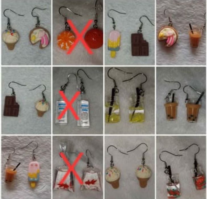 Brincos. Novos.
Cada par 2,25€.
Mais modelos disponíveis nas fotos.