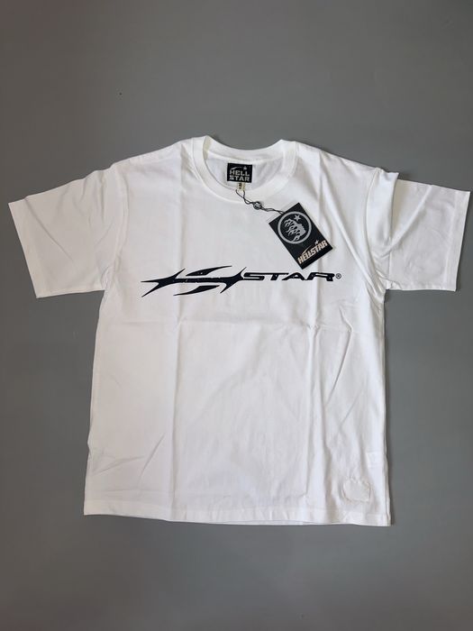 футболка Hellstar White Hellstar drip drill