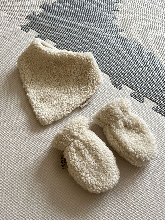 Новий зимовий комплект: хомут та рукавички Тедді