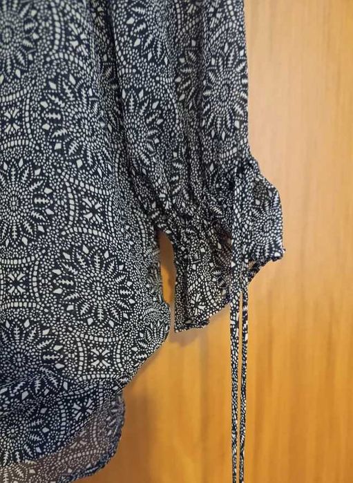 Blusa Chiffon com manga 3/4