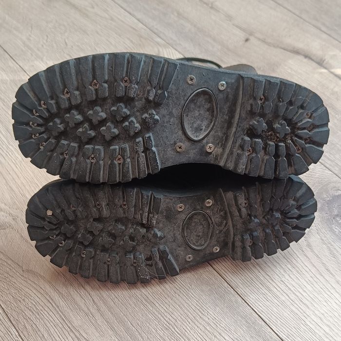 Skórzane glany BRILU  czarne r.38