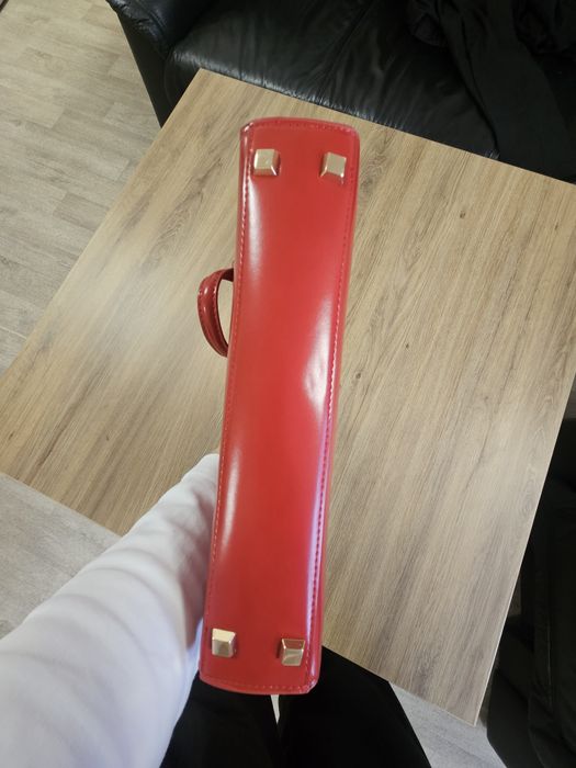 Czerwona torebka H&M