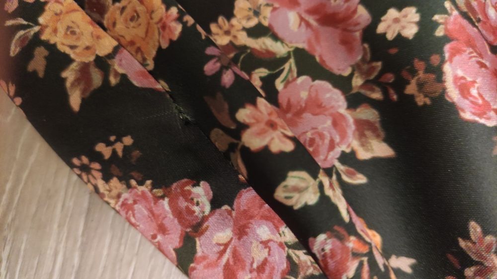 Długa spódnica damska dziewczęca Zara kwiecista