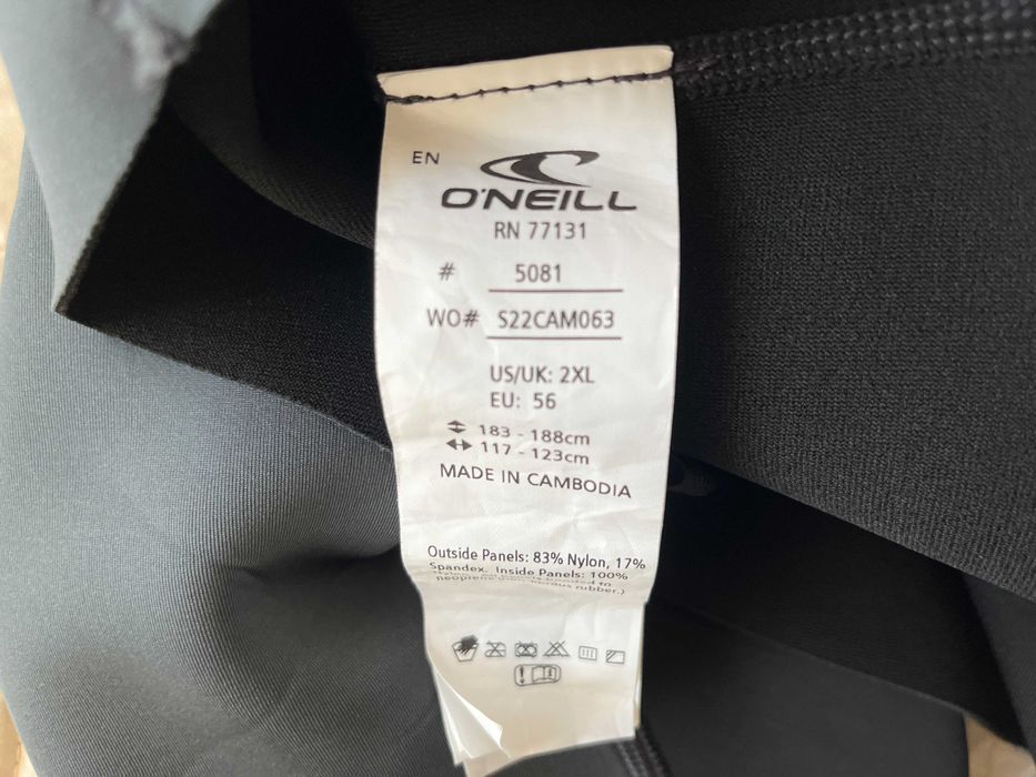 O'Neill Reactor II 1mm Short Sleeve Crew Top