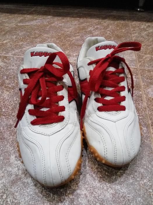 Кроссовки KAPPA, женские,про-во Вьетнам, кож.зам, б/у, разм.38 (7,5)