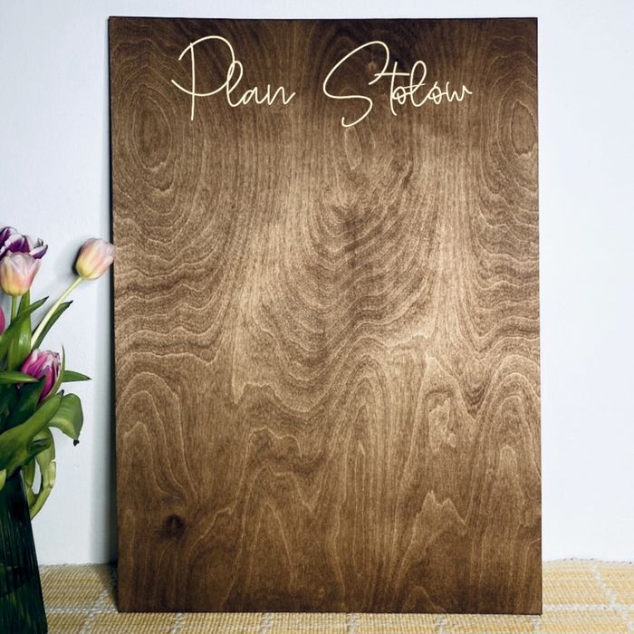 Plan Stołów na wesele boho rustyk powitalna