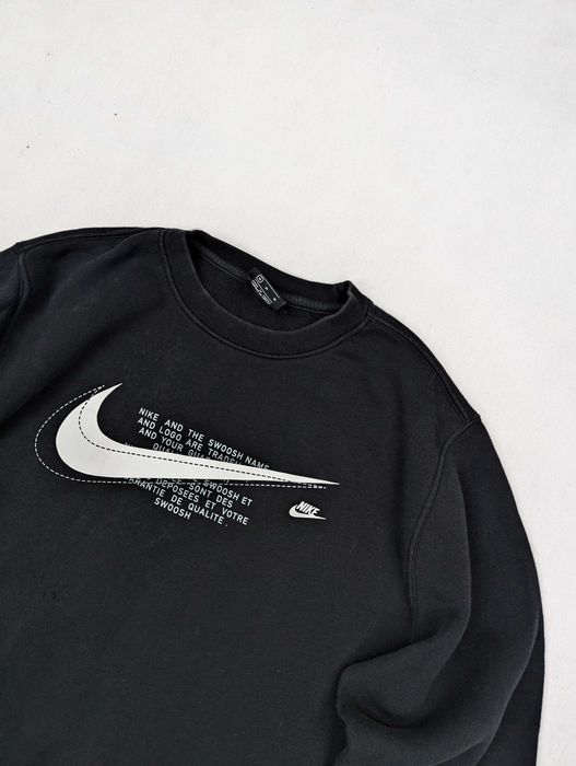 Nike czarna bluza M logo