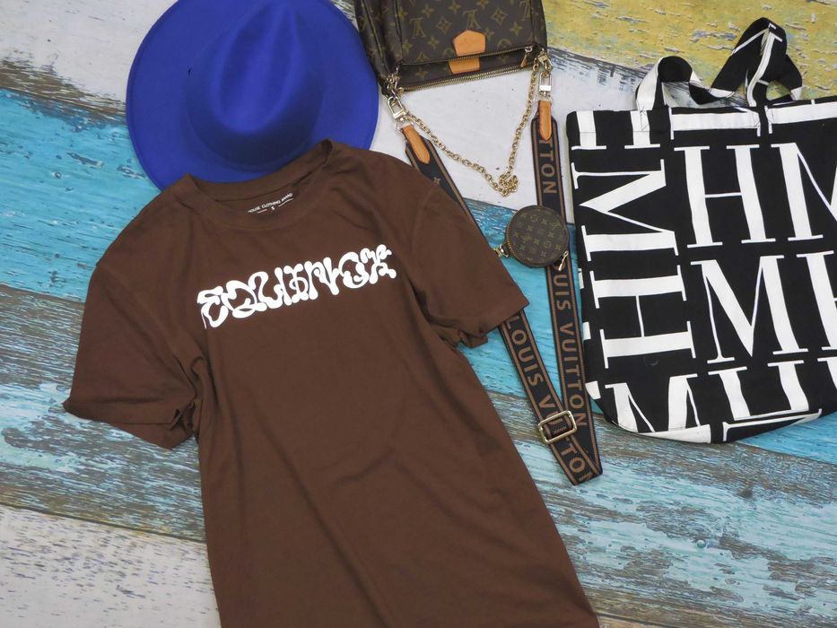 House clothing Męski shirt brąz odblask S