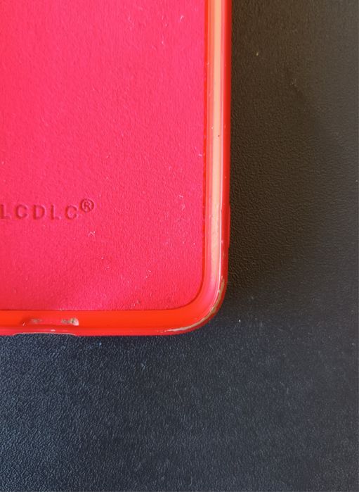 Capa vermelha para telemóvel (Xiaomi Redmi Note 7)