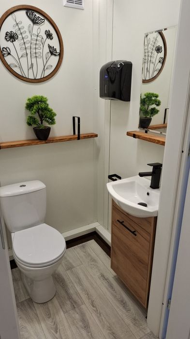 Kontener Pawilon Sanitarny Łazienka Podwójny  WC