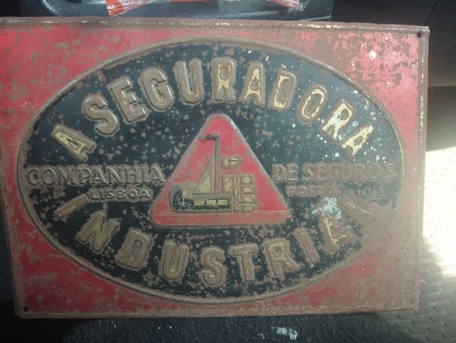 Chapa seguros antiga