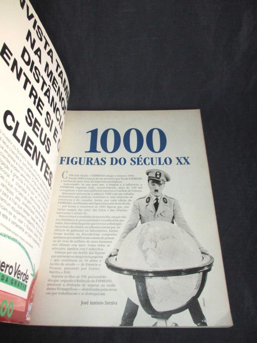 Livro 1000 Figuras do Século XX Expresso Edição comemorativa