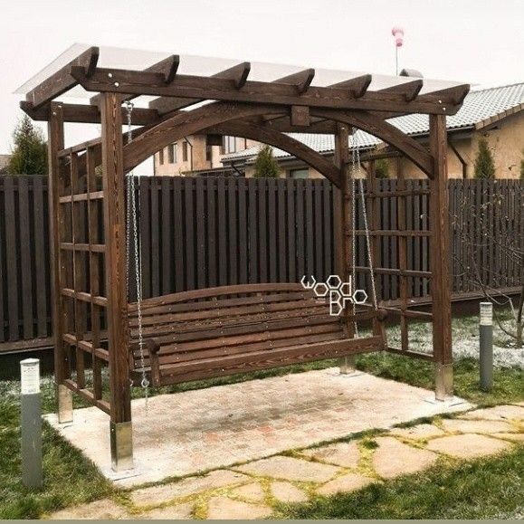 Качеля, гойдалка, пергола, арка для квітів