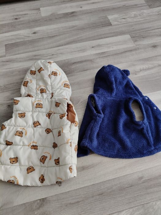 Dwa bezrękawniki dla chłopca