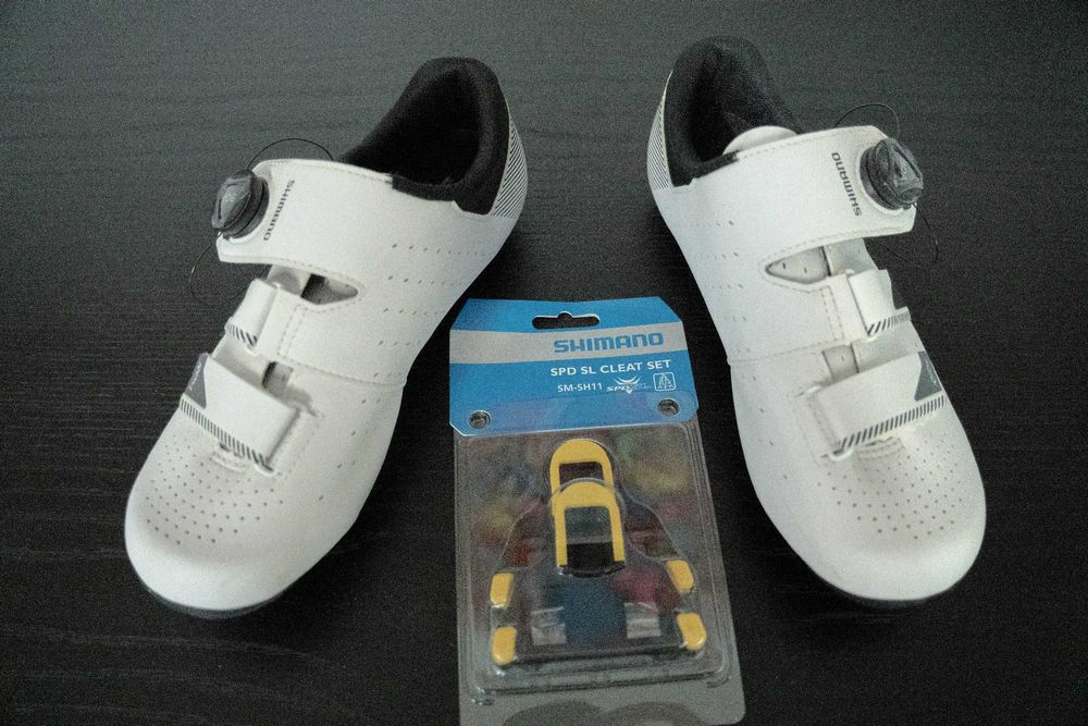 Sapatilhas Ciclismo - Shimano SH-RP400 Brancas