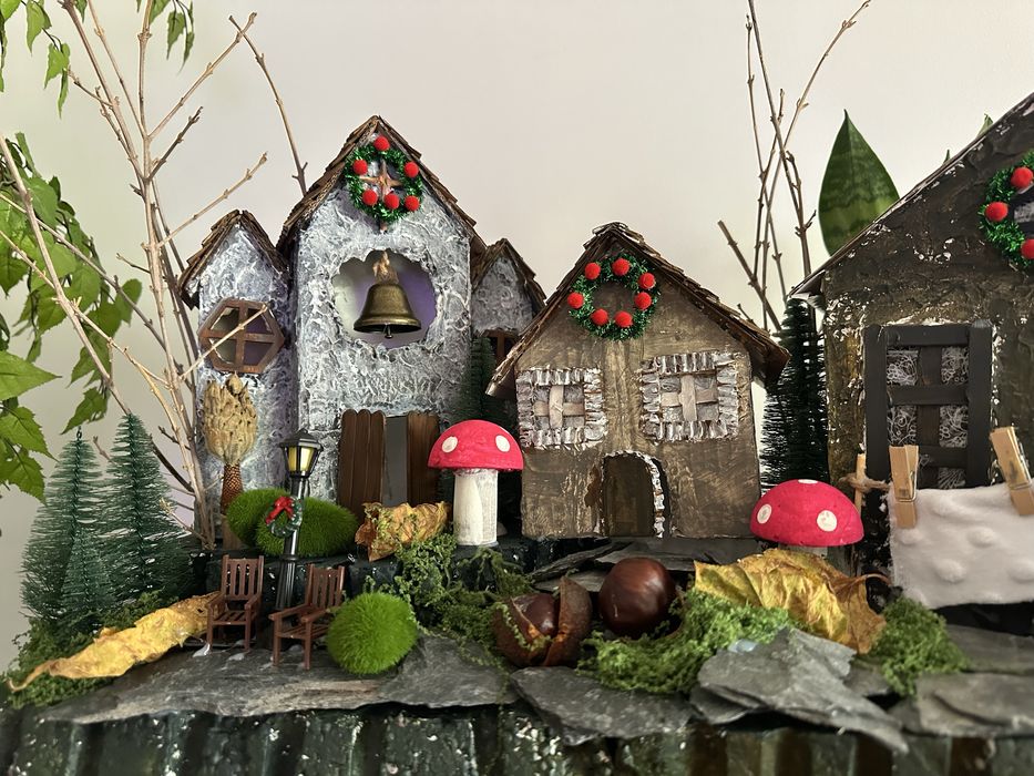 Vendo vila de natal totalmente artesanal!