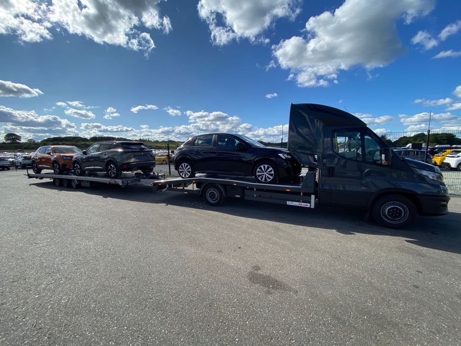 Transport samochodów i maszyn Francja - Polska