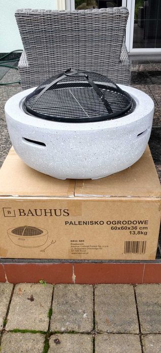 Palenisko ogrodowe BAUHUS 60x60x36 cm – NOWE – 350 zł - OKAZJA