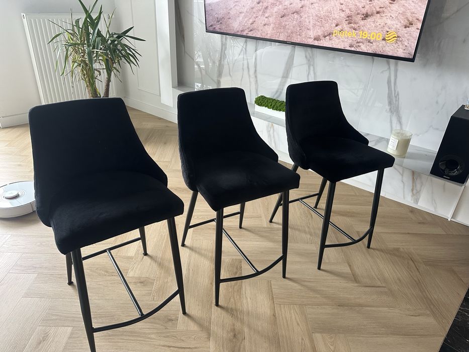 Zestaw 3 krzeseł do wyspy