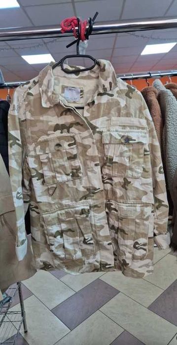 Bershka kurtka polowa bluza moro rozm. S