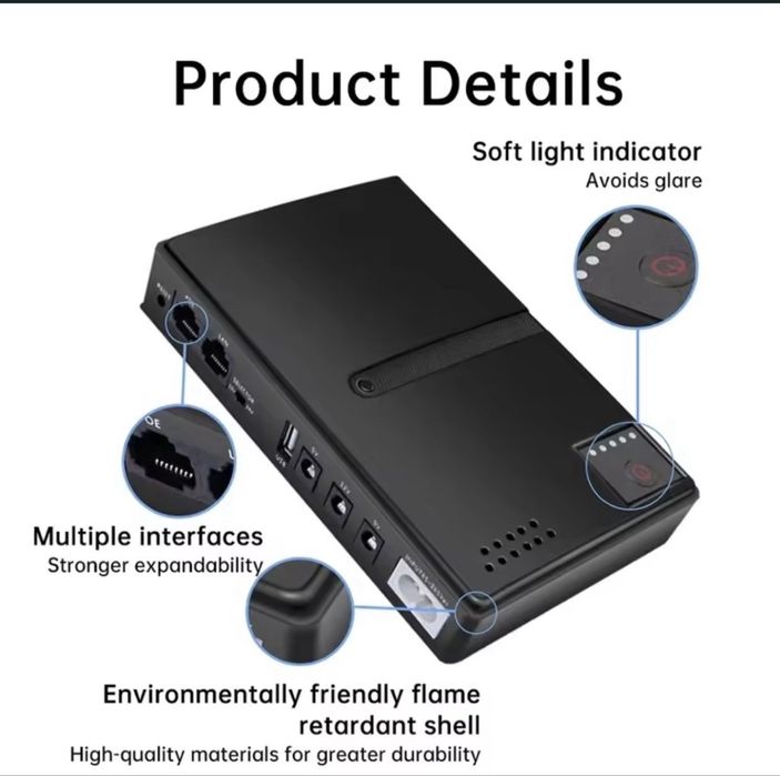 Нові ДБЖ DC1018 без АКБ