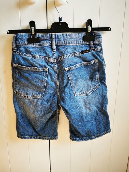 Jeansowe spodenki, shorty 128